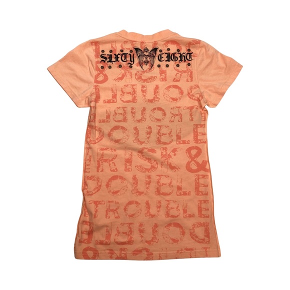 Blac Label Womens Lot Of 2 Short Sleeve Tees Juniors Size S 1 Crew & 1 V-neck - Picture 4 of 15